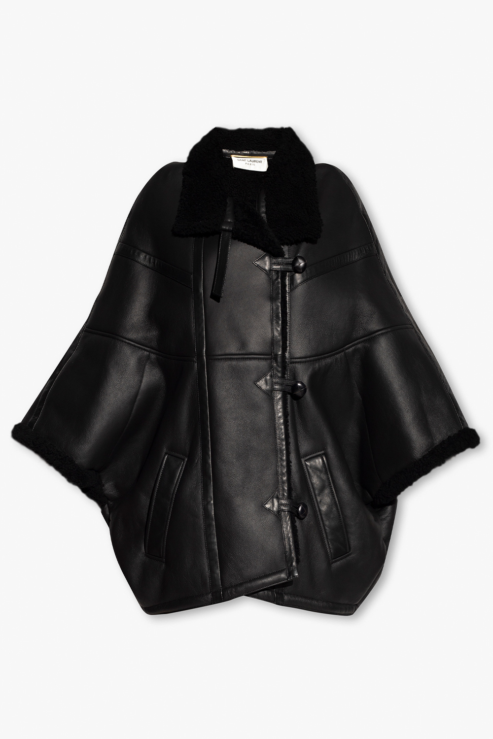 Saint laurent shearling hot sale leather jacket